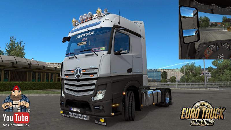 New Actros 2019 Mirror Cam 1.35.x