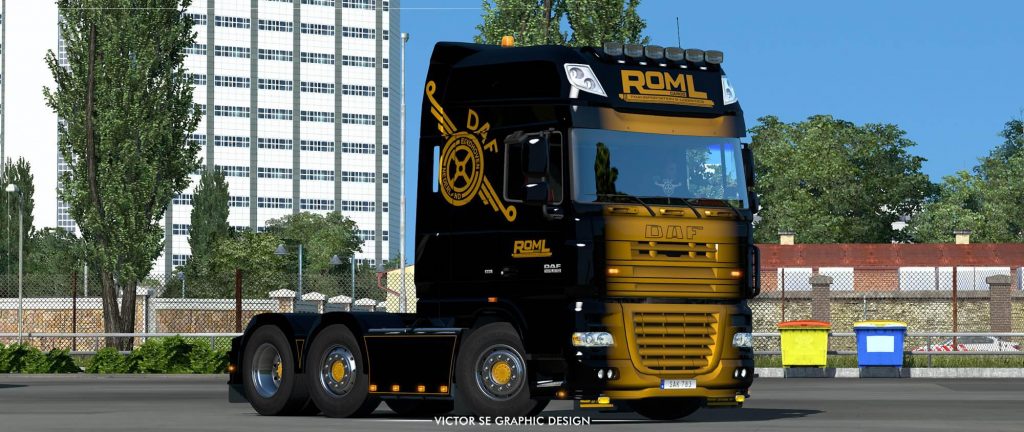 ROML Cargo Logistics Special DAF XF105 Skin v1.0