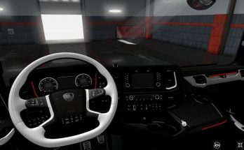 Scania 2016 Black and White Interior 1.35.x
