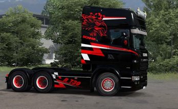 Scania RJL Red Griffin Skin v1.0