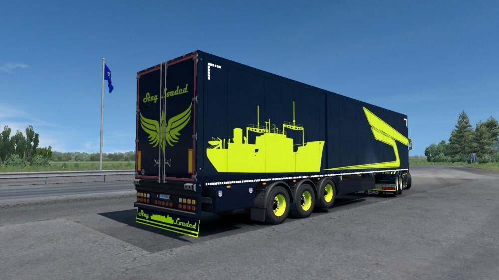 Scania S Cargo Transport + Trailer Skin v1.0