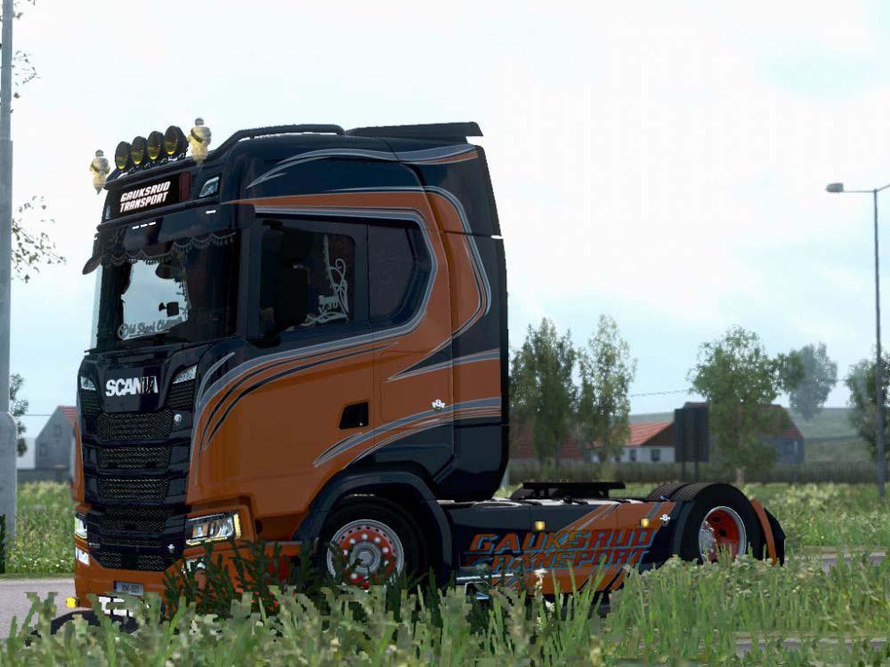 Scania S Gauksrud Transport Skin v1.0