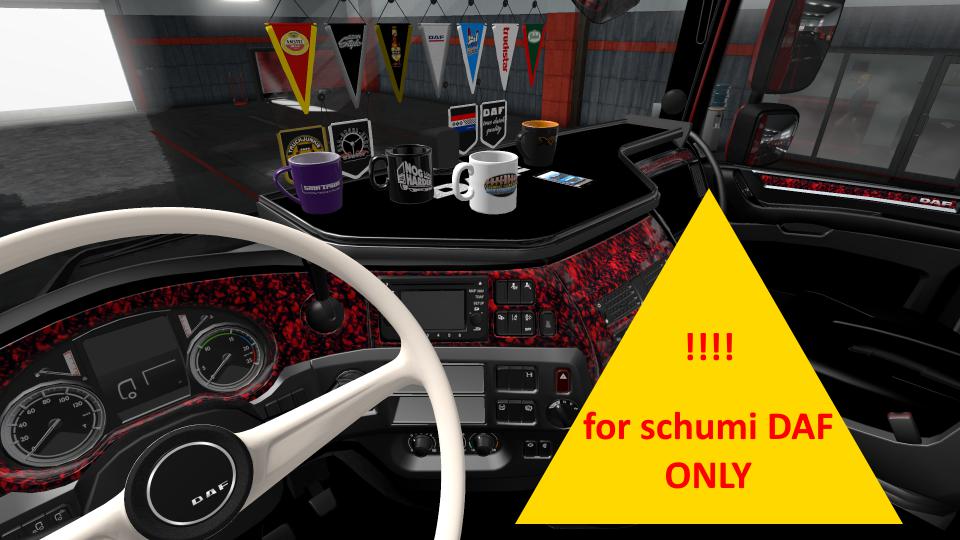 SCHUMI Daf red pluche interior v1.02