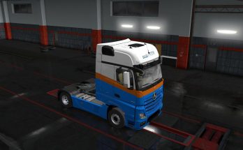 SKIN bakker & schilder – Mercedes New actros – ETS2 1.35.x