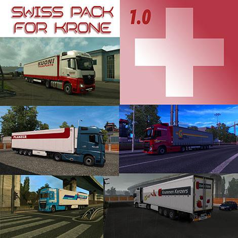 Swiss Trailer Pack for Krone DLC 1.35.x