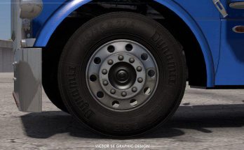 Dark Textures for Stock Truck & Owned Trailers Tires v1.0