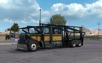 Kenworth w900a carhauler + trailer 1.35.x