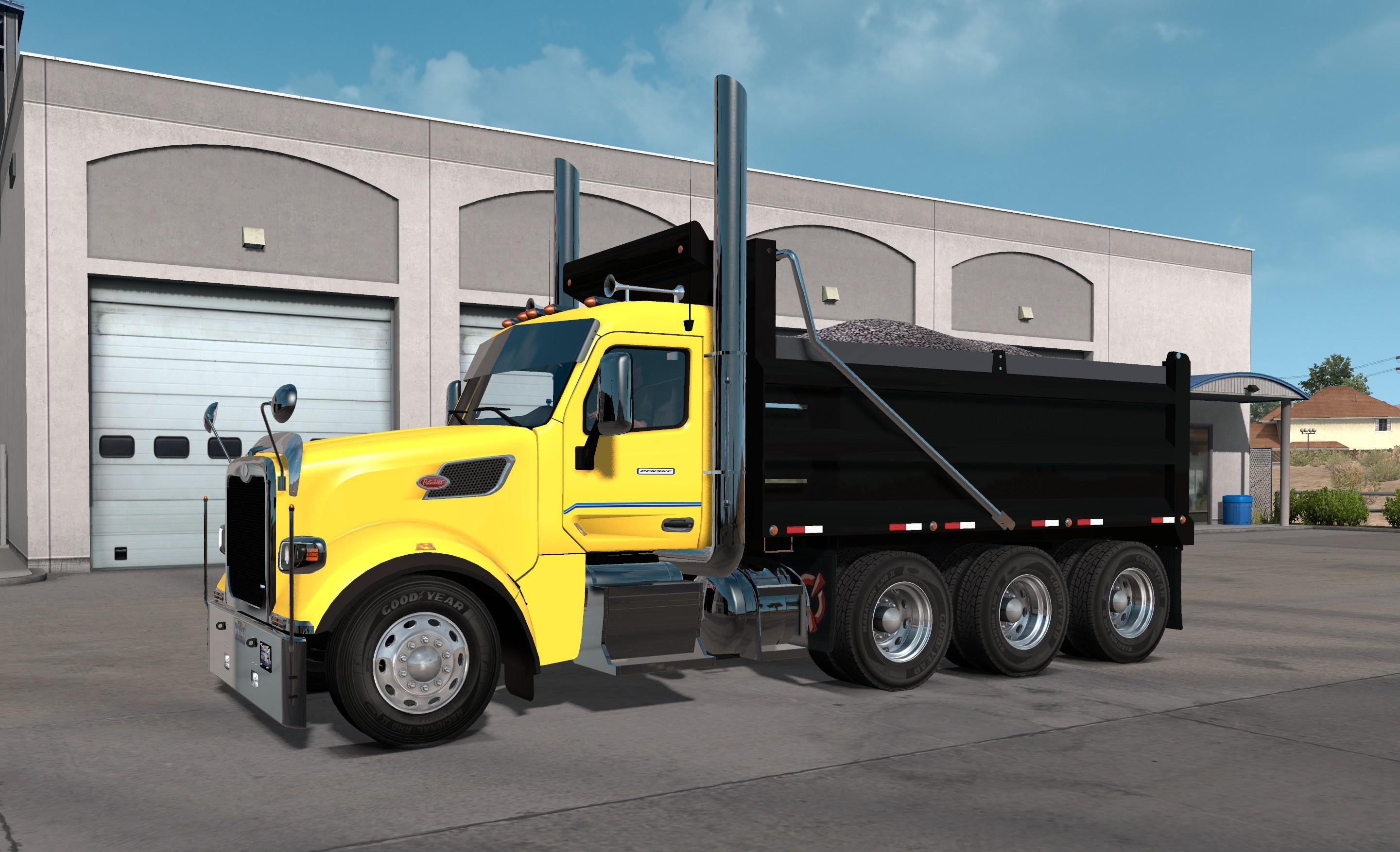 Peterbilt 567 wrecker and dump combo 1.35