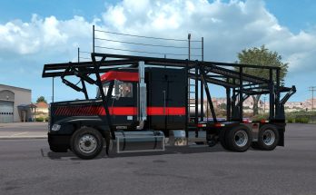 Renenate freightliner fld carhauler + trailer v1.0