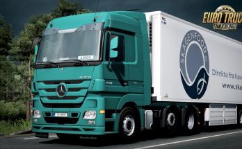 Cabin sounds for Mercedes Actros MP3 V6 410 1.35.x