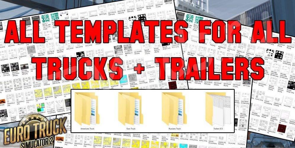 Complete Pack of Truck & Trailer Templates 1.36.x
