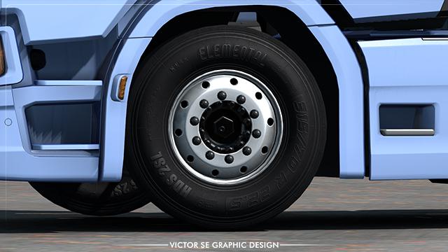 Dark Textures Pack for Stock, Michelin and Goodyear Tires 1.35.x