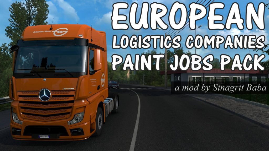 European Logistics Companies Paint Jobs Pack v1.4