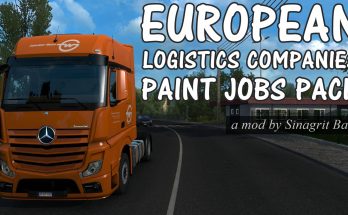 European Logistics Companies Paint Jobs Pack v1.4