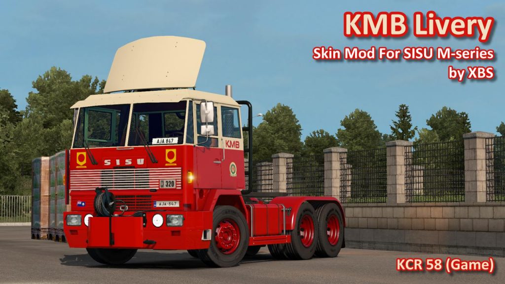 KMB Livery For SISU M-series by XBS v1.0