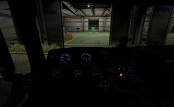 Mercedes New Actros – Blue Dashboard 1.36.x