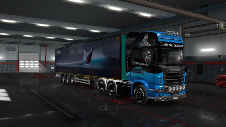 National Geographic Paintjob ETS2 1.35.x - Allmods.net