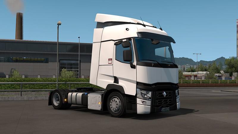 Realistic exhaust cover for Renault Range T v1.0