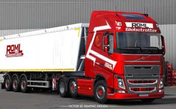 ROML Cargo Volvo FH4 and Bodex KIS 3 Skinpack v1.0