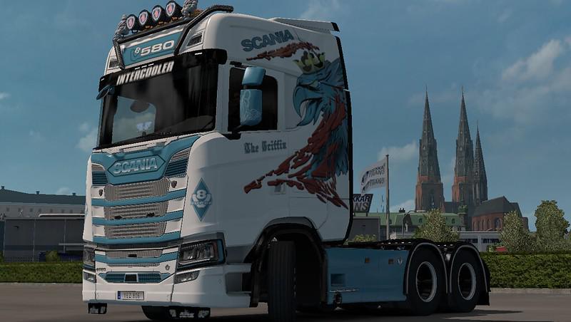 The Griffin skin for Scania S v1.0