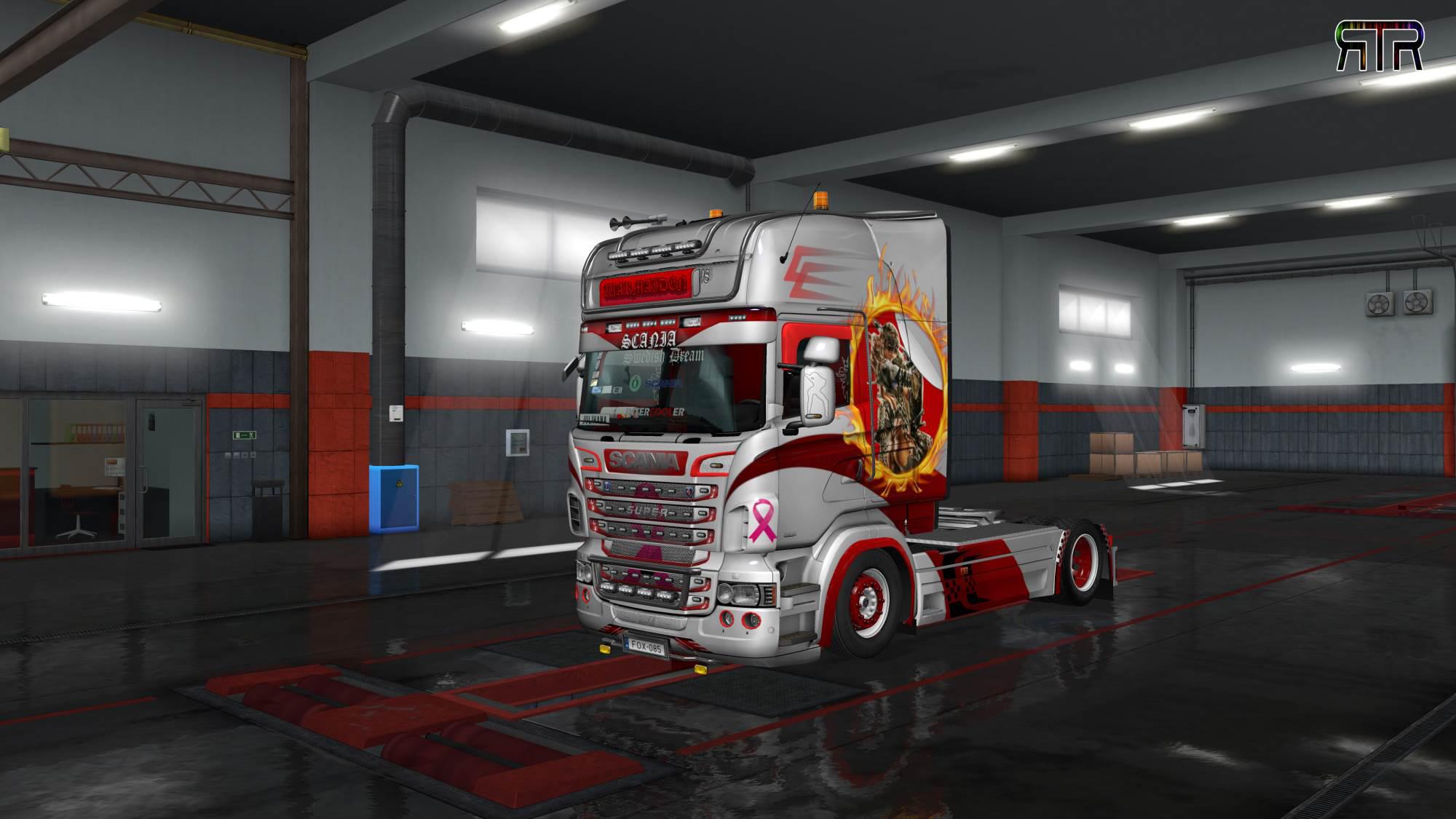 Warmaiden Skin For Scania Rjl Topline V Allmods Net