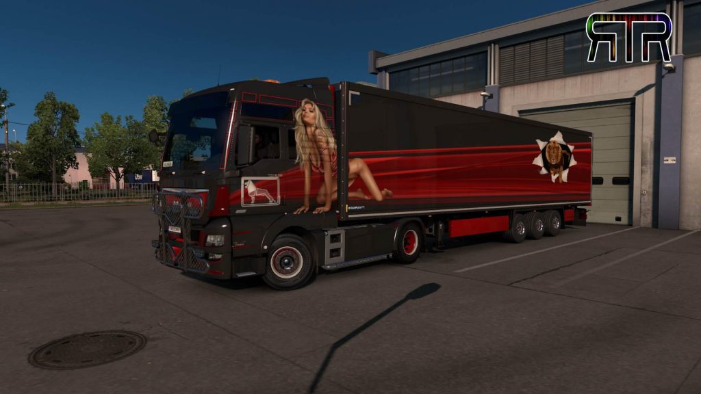 Wild Cat Combo Red for MAN Euro6 and Krone Trailers v1.0