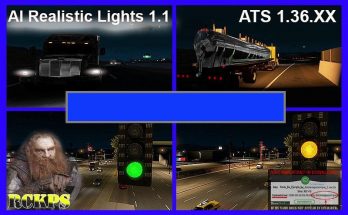 AI REALISTIC LIGHTS V1.1 FOR ATS 1.36.X