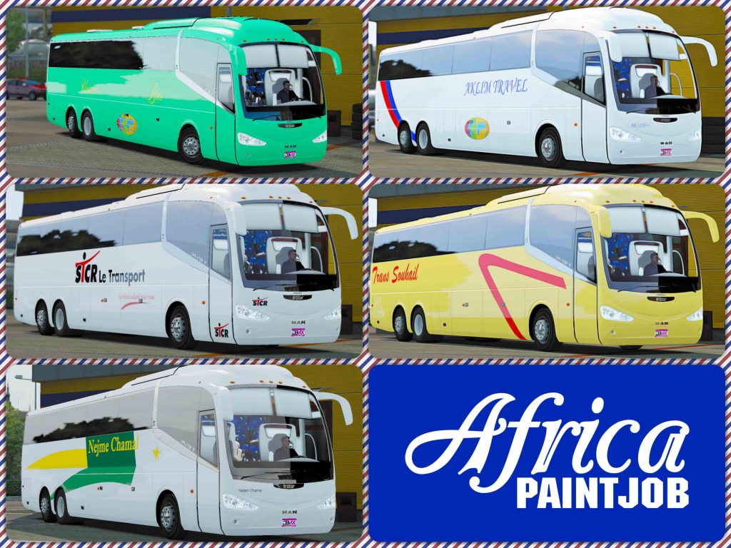 Africa Paintjob - PackSkins - Buses Morocco Irizar i6 - 1.36