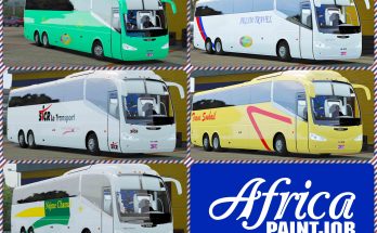 Africa Paintjob - PackSkins - Buses Morocco Irizar i6 - 1.36