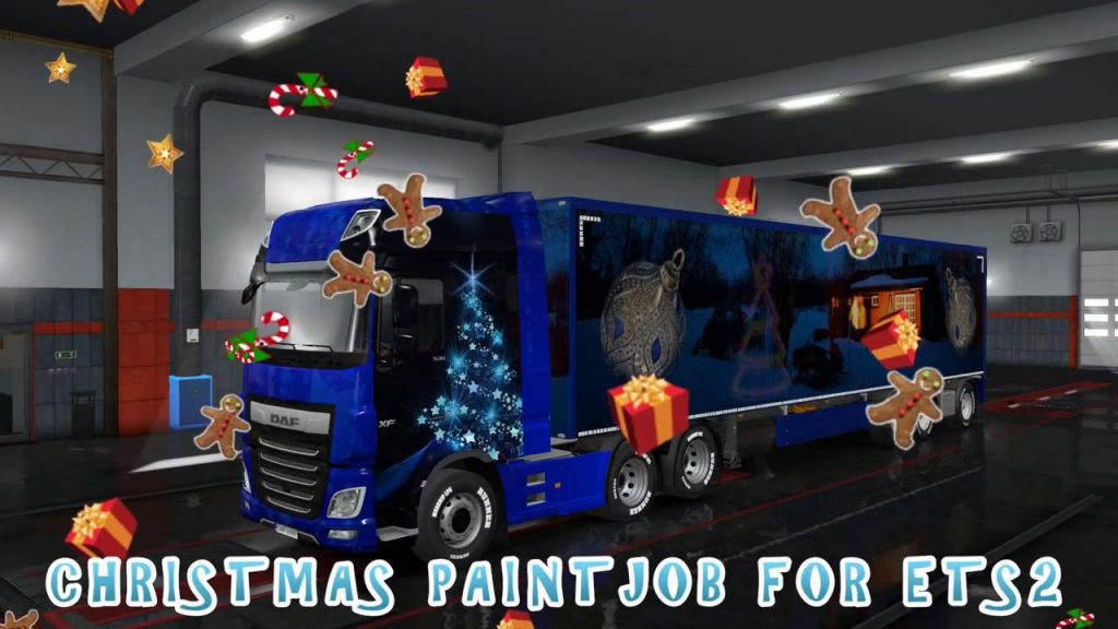 Christmas Paintjob Skins for AI Traffic 1.36.x