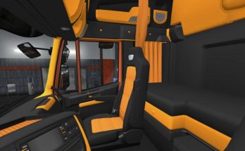 Iveco Hi-Way Black - Orange Interior 1.36.x