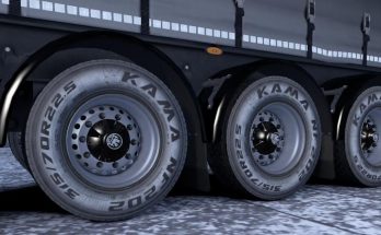 Kama tires for truck and owned trailer v1.0