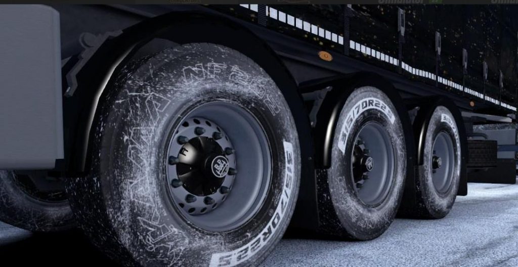 Kama tires for truck and owned trailer v1.0