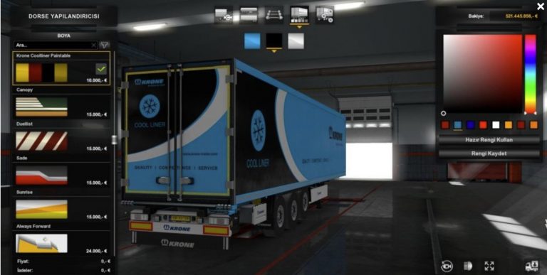 Krone Paintable Trailer 1.36.x - Allmods.net