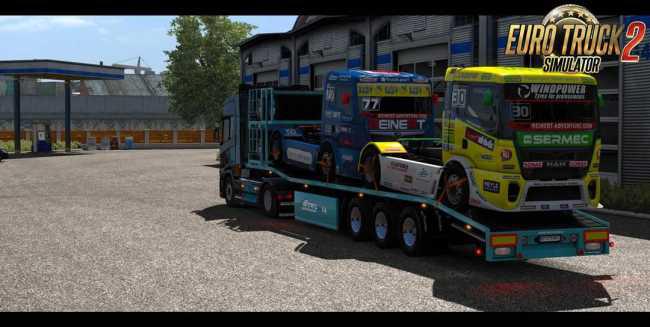 Racer Trucks Transporter Ownable Trailer v1.0