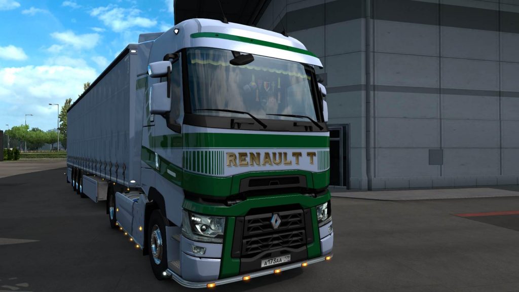 Renault T Green lines skin v1.0