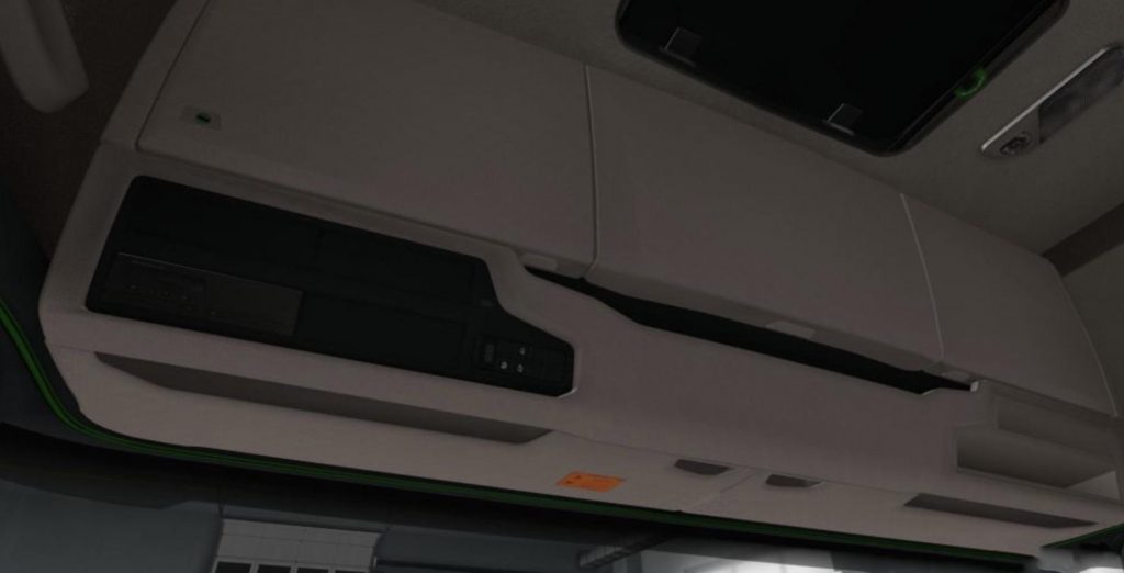 Scania 2016 S & R Black - Green Interior 1.36.x
