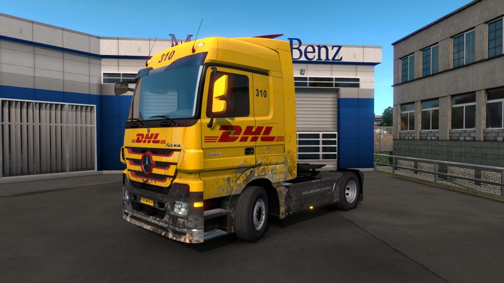 Skin DHL for Mercedes-Benz MP3 1.35.x