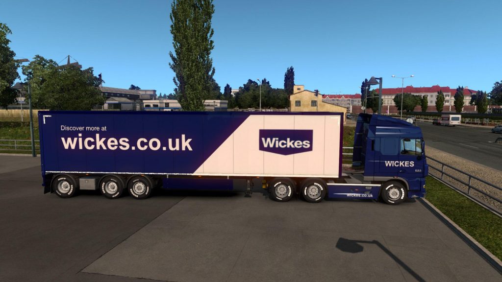 Wickes UK Shop Paintjob for ETS2 1.35.x and 1.36.x