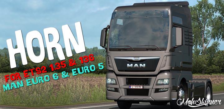 Horn For Man Euro 6 & Euro 5 1.35