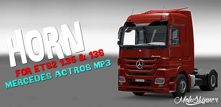 Horn For Mercedes Actros 2009 1.35