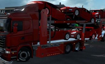 Carcarrier Autotransporter Truck And Trailer 1.36