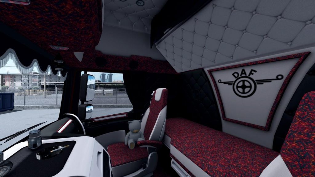 Daf XF 106 Holland style interior RED 1.36.x - Allmods.net