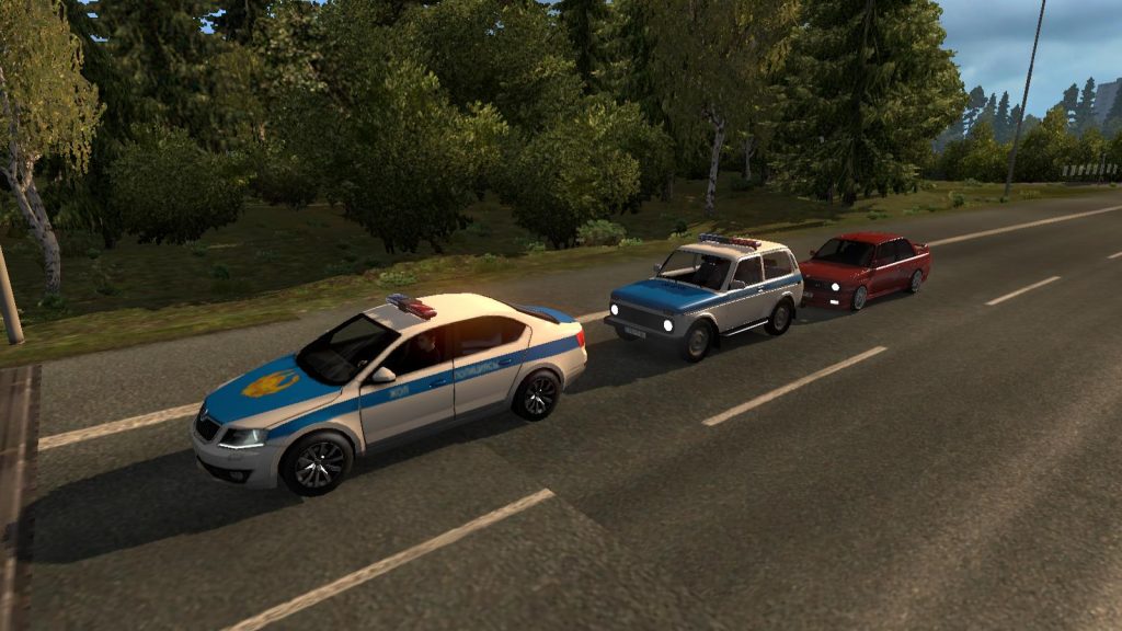 Police cars for maps v1.0