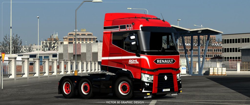 ROML Cargo Logistics Special Renault T Range Skin v1.0