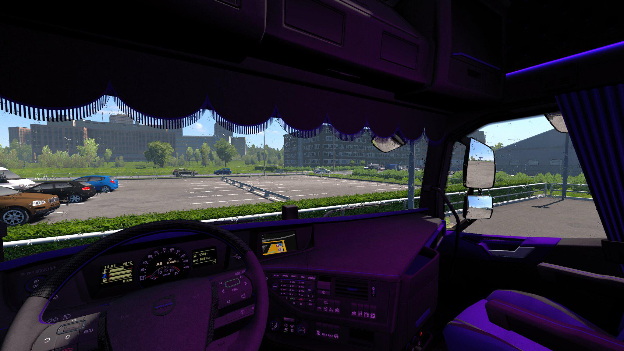 euro truck simulator 2 интерьер салона