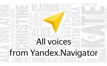 Yandex.Navigator - all voices v1.0