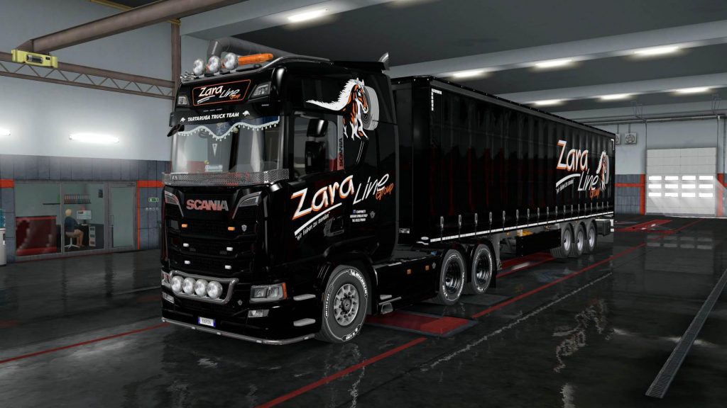 Zara Line truck & trailer v1.0
