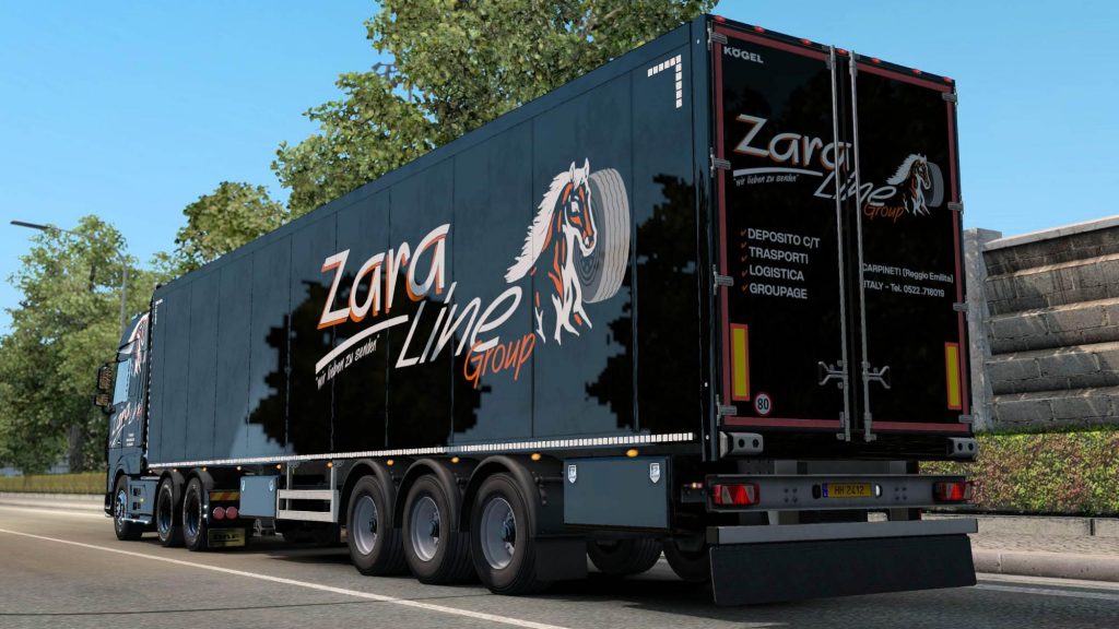 Zara Line truck & trailer v1.0