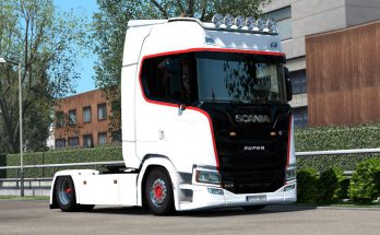 Paintable Kraemer Transport Reuver Skin for Scania S 1.36.x